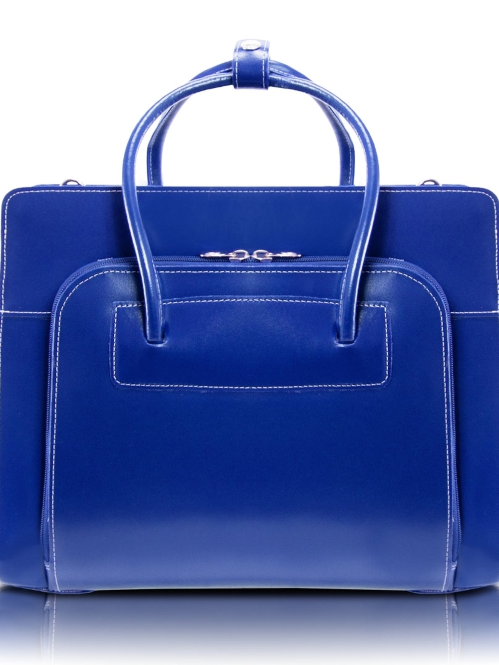 Elegant Cobalt Structured Women's Tote Bag